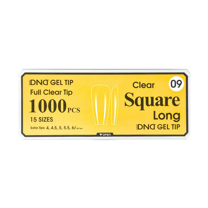 DND Clear Gel Tips - Pro Box (1000pcs)