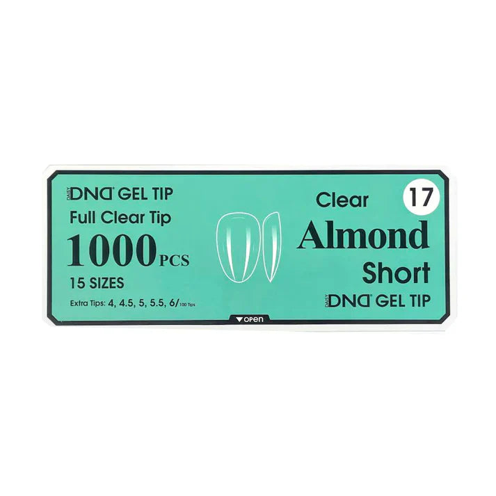 DND Clear Gel Tips - Pro Box (1000pcs)
