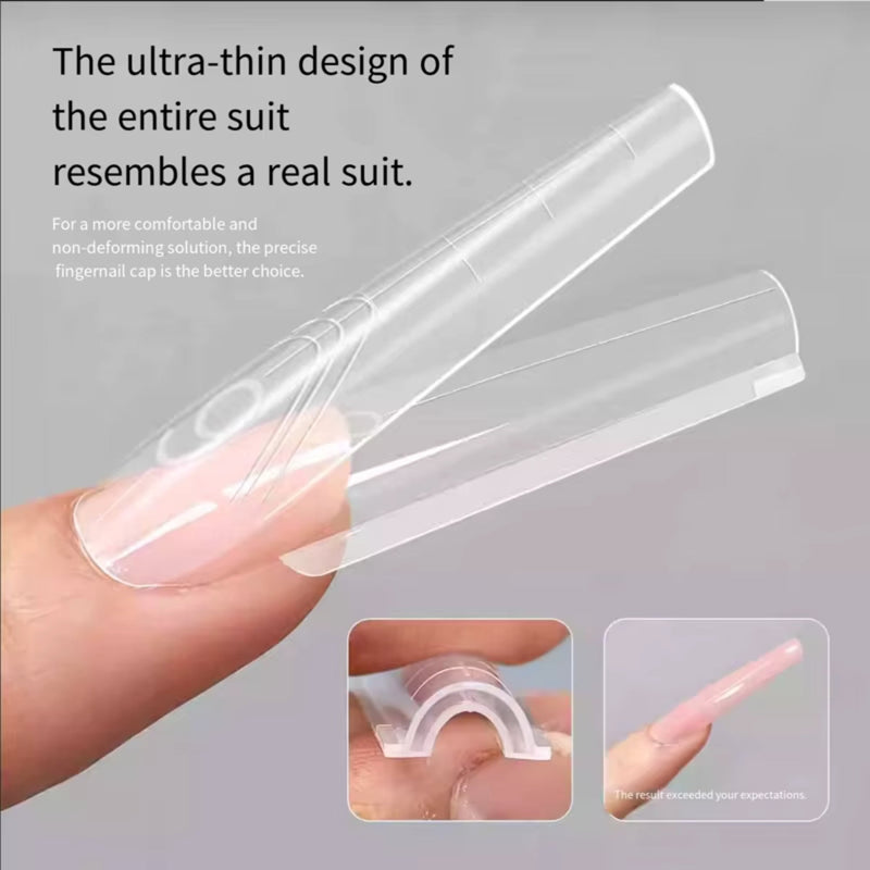 Dual Nail Form Extension Mold 15 sizes/240 pcs - Angelina Nail Supply NYC