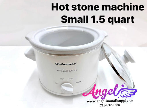 Elite Gourmet Hot Stone Heater 1.5 Qt - Angelina Nail Supply NYC