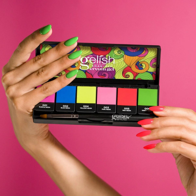 Gelish Cream Gel - Neon &amp; On &amp; On #1 - #6