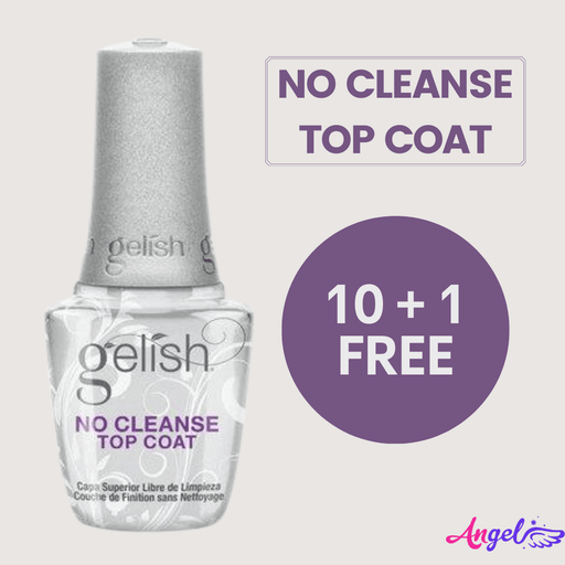 Gelish No-Cleanse Top Coat (Combo 10+1) - Angelina Nail Supply NYC