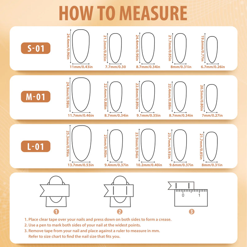 Angelina Handmade Custom Press-On | #210-#239