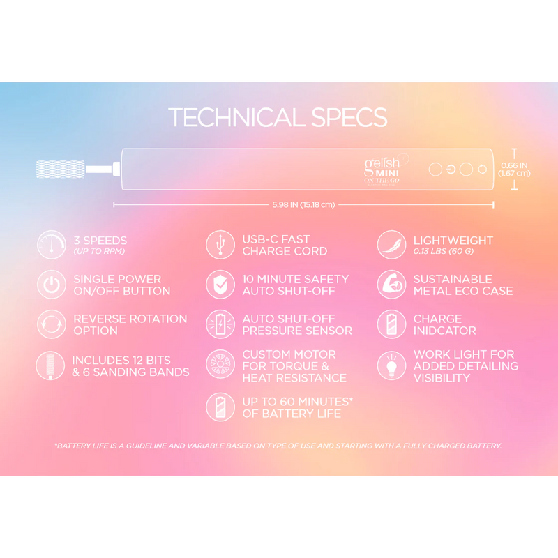 Gelish® On The Go Portable e-File