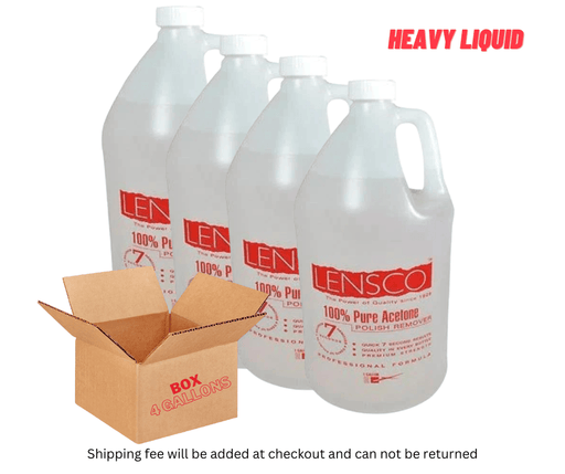 Lensco 100% Pure Acetone (box/4 gallon) - Angelina Nail Supply NYC