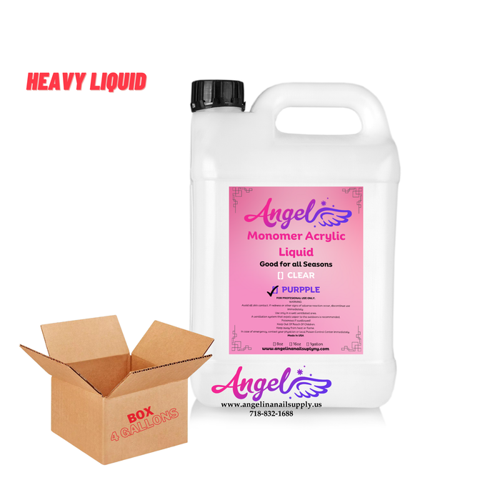 Angelina Liquid Acrylic Monomer - New Purple v.2 (Box / 4 Gallons)