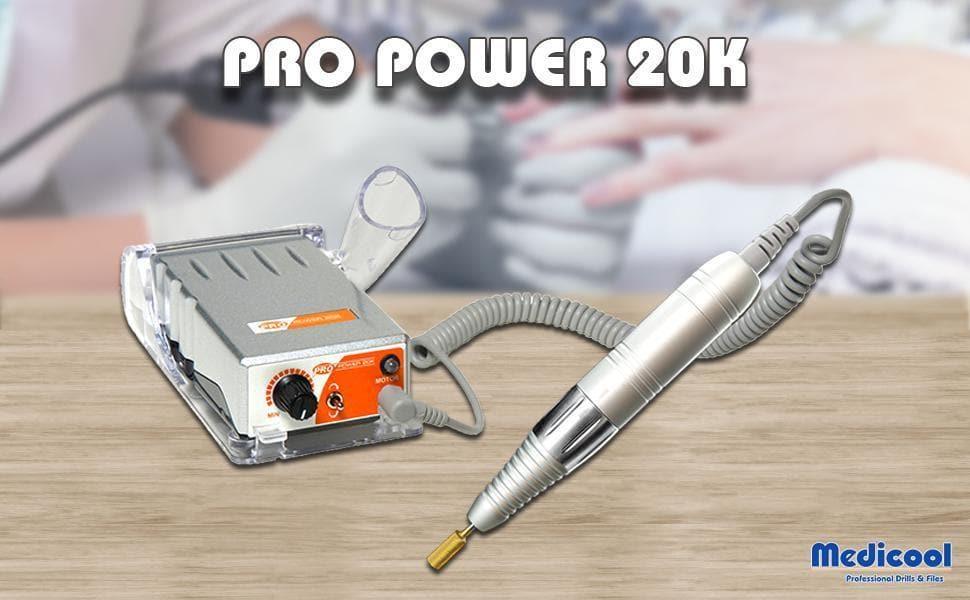 Medicool Pro Power 20K Rechargeable Filing Machine | Nail Drill - Angelina Nail Supply NYC