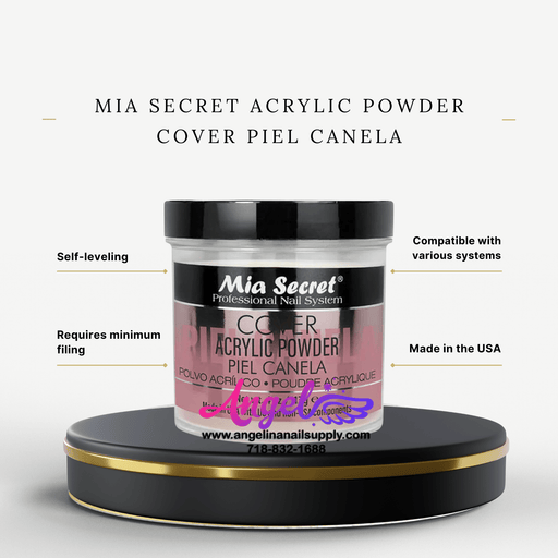 Mia Secret Acrylic Powder Cover Piel Canela 4oz - Angelina Nail Supply NYC
