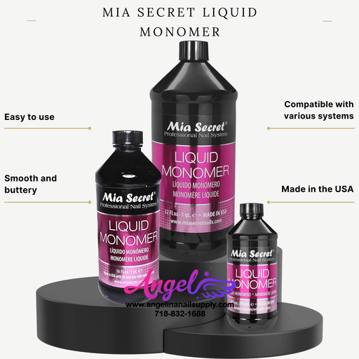 Mia Secret Liquid Monomer - Angelina Nail Supply NYC