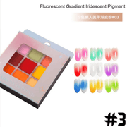 Nail Pigment Palette 9 Colors - Angelina Nail Supply NYC
