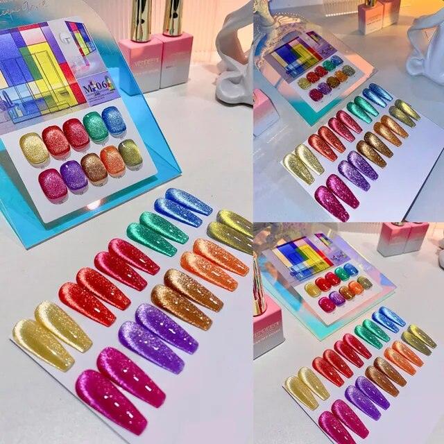 Neon Cateyes Gel Set - Angelina Nail Supply NYC