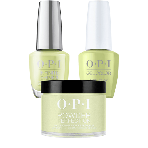 OPI 3in1 combo DP-GC-IS S005 CLEAR YOUR CASH - Angelina Nail Supply NYC