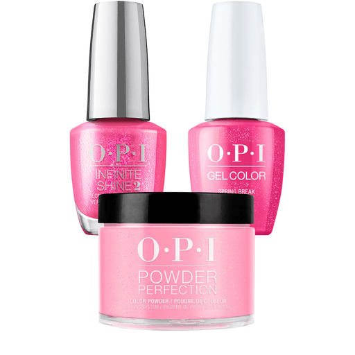 OPI 3in1 combo DP-GC-IS S009 SPRING BREAK THE INTERNET - Angelina Nail Supply NYC