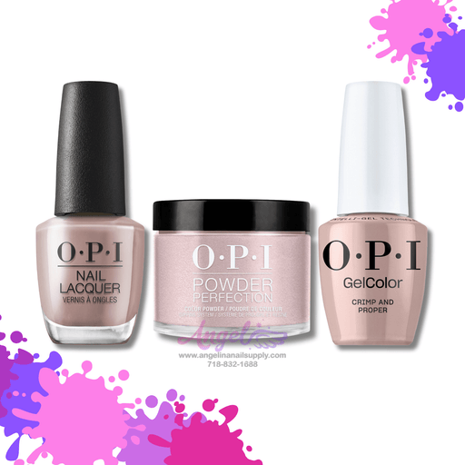 OPI 3in1 combo DP-GC-NL F031 Crimp and Proper - Angelina Nail Supply NYC