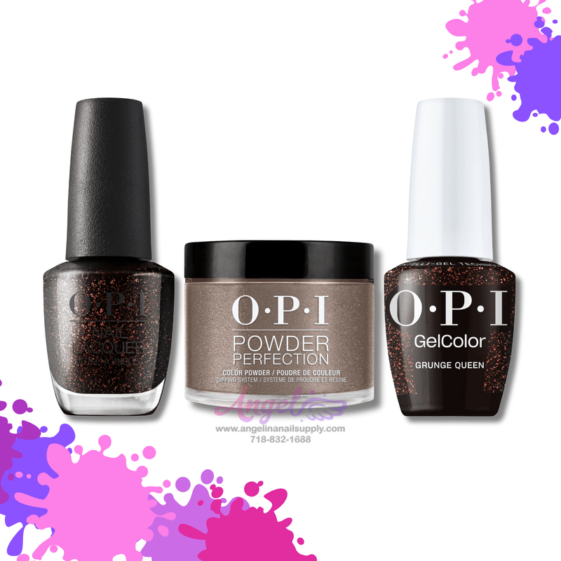 OPI 3in1 combo DP-GC-NL F035 Grunge Queen - Angelina Nail Supply NYC