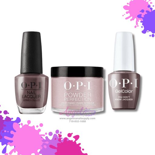 OPI 3in1 combo DP-GC-NL F15 YOU DON’T KNOW JACQUES! - Angelina Nail Supply NYC