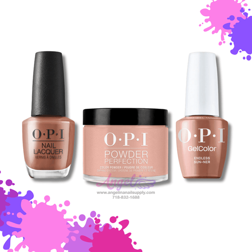 OPI 3in1 combo DP-GC-NL N79 Endless Sun-ner - Angelina Nail Supply NYC