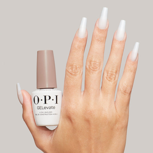 OPI 4-in-1 Builder Gel BIB006 Soft White / Blank Canvas - Angelina Nail Supply NYC