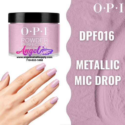 OPI Dip Powder DP F016 Metallic Mic Drop - Angelina Nail Supply NYC