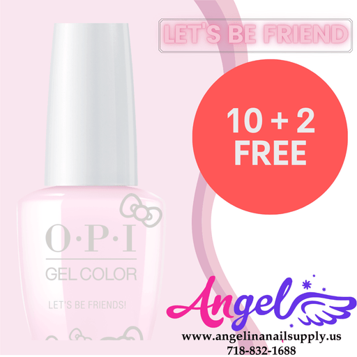 OPI Gel Color GC H82 LET'S BE FRIENDS! (Combo 10+2) - Angelina Nail Supply NYC