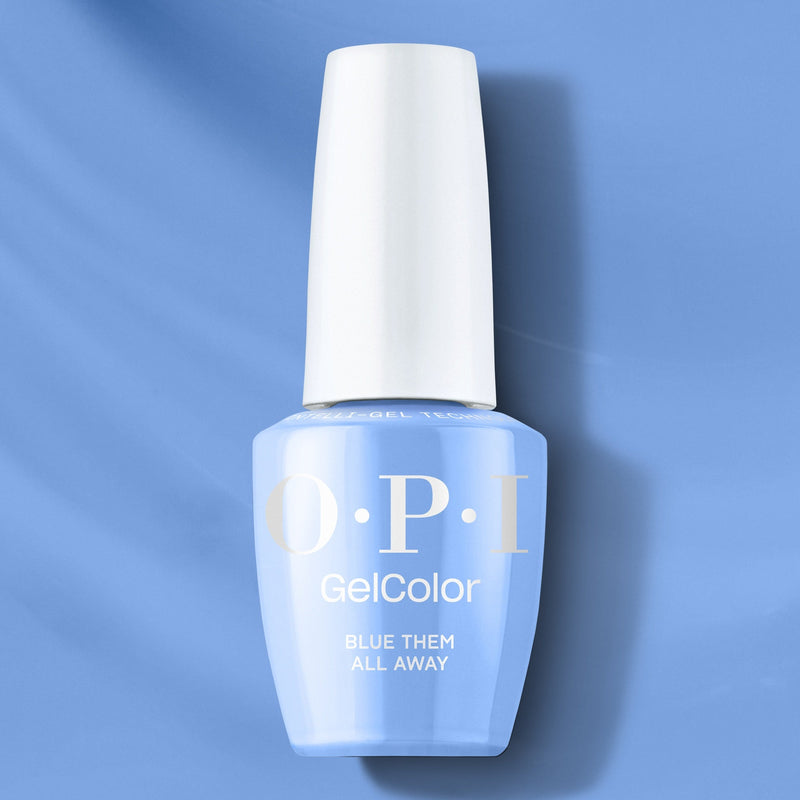OPI Gel Color GCT S058 Blue Them All Away - Angelina Nail Supply NYC