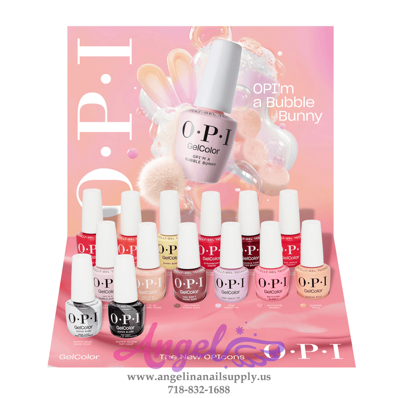 OPI Gel Color – The New OPIcons Collection 12 Colors + Base Gel & Top Gel | Spring 2026 - Angelina Nail Supply NYC
