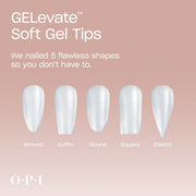 OPI Soft Gel Pre-Shaped Tip Extensions / Almond - Angelina Nail Supply NYC