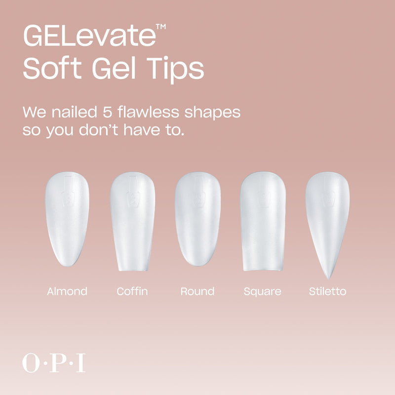 OPI Soft Gel Pre-Shaped Tip Extensions / Round - Angelina Nail Supply NYC