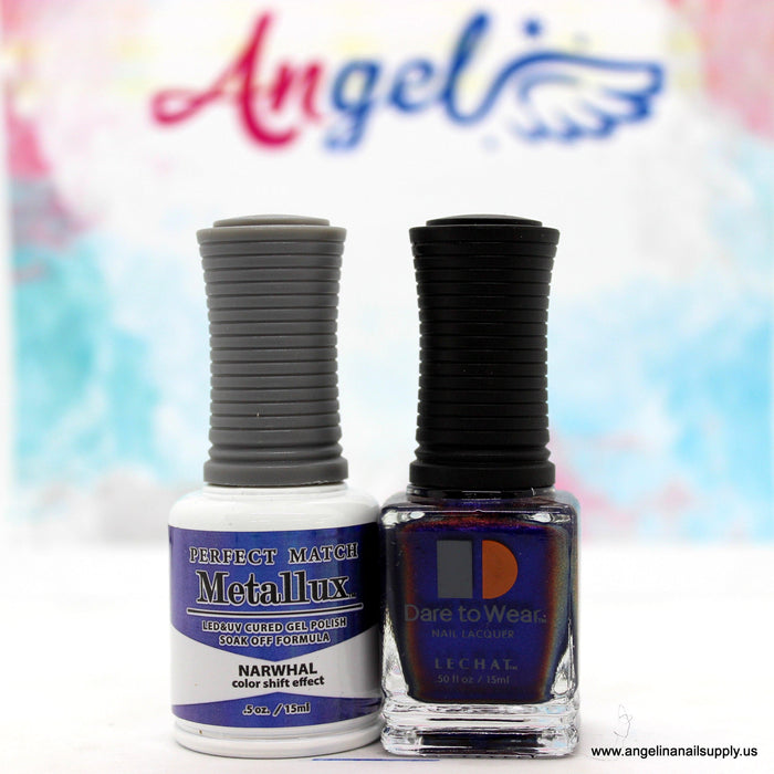 Perfect Match Gel Dou Metallux MLMS 08 NARWHAL - Angelina Nail Supply NYC