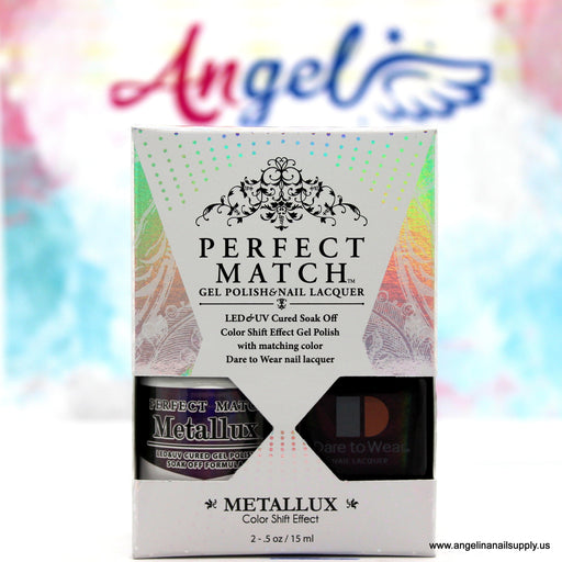 Perfect Match Gel Dou Metallux MLMS 10 PHOENIX RISE - Angelina Nail Supply NYC
