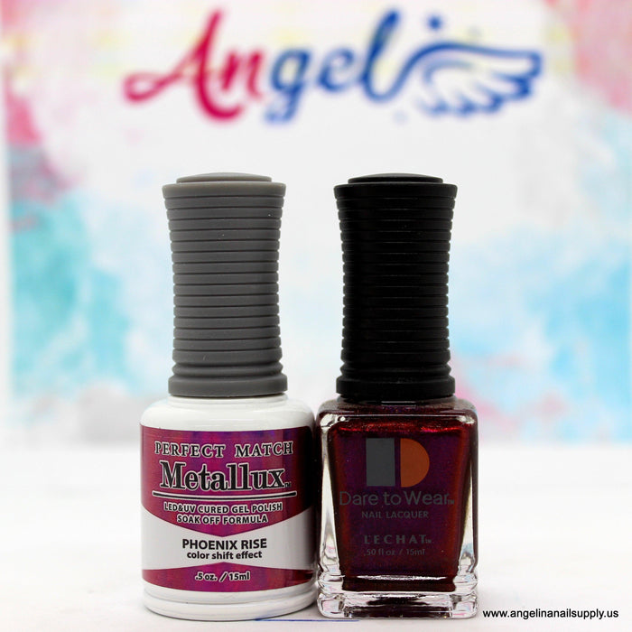 Perfect Match Gel Dou Metallux MLMS 10 PHOENIX RISE - Angelina Nail Supply NYC