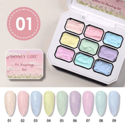 Solid Cream Gel Palette – Bright Pop Collection - Angelina Nail Supply NYC