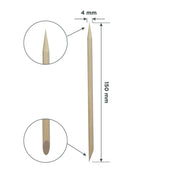Staleks Wooden Orange Stick Long/150 mm (10 pcs) - Angelina Nail Supply NYC