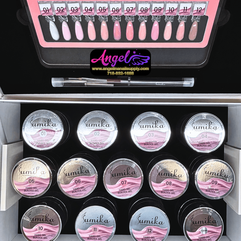 Sumika Builder Gel in Jar HEMA & TPO Free | Set 01 - Angelina Nail Supply NYC