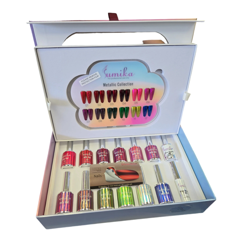 Sumika Metallic Gel Set - Angelina Nail Supply NYC