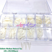 Tip in Box - Mix Style - Angelina Nail Supply NYC