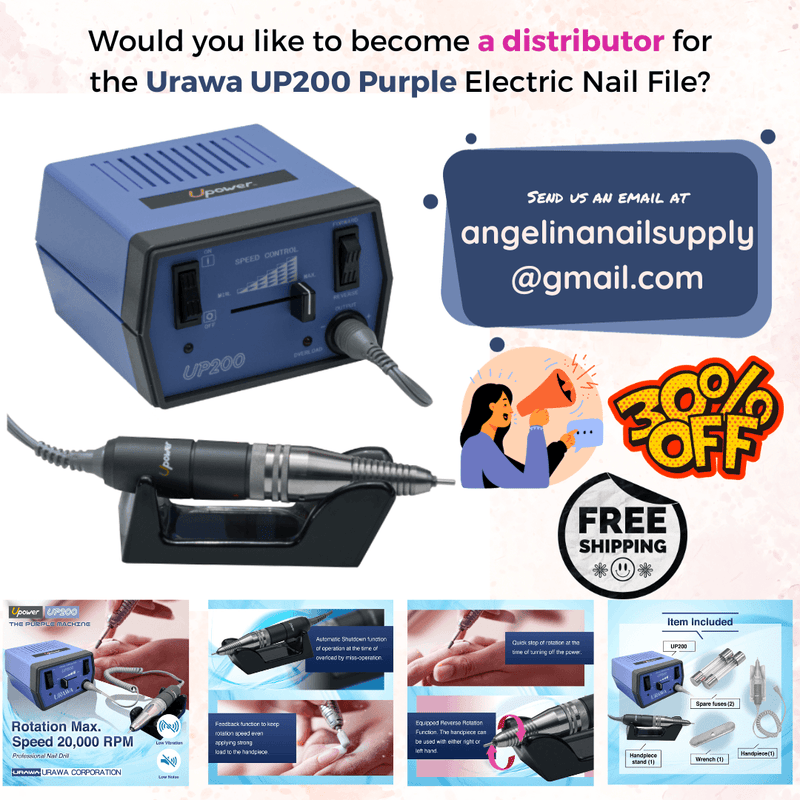 UP200 – THE PURPLE MACHINE UP201C-91 | Nail Drill - Angelina Nail Supply NYC