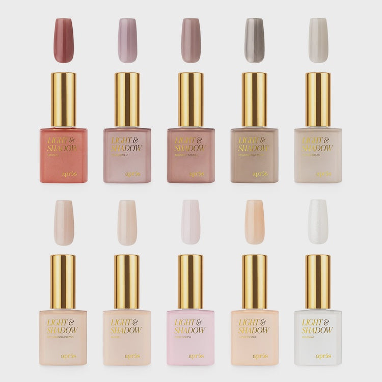 Aprés Gel Sheer Couleur Winter - Bộ 10