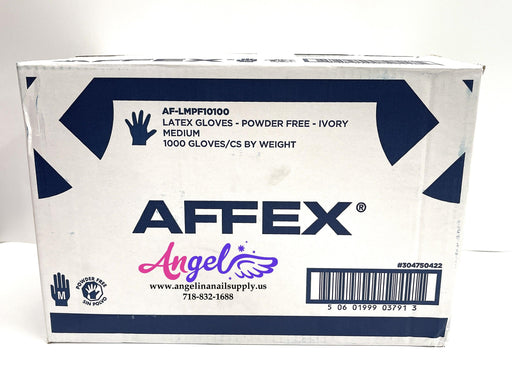 Affex Latex Glove - Powder Free(Small - Case/10 boxes) - Angelina Nail Supply NYC