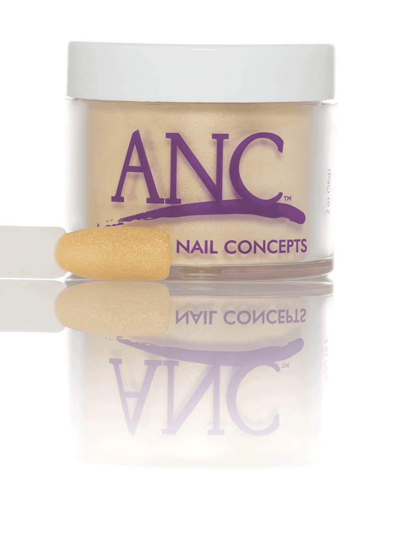 ANC Dip Powder 053 METALLIC LEMON YELLOW - Angelina Nail Supply NYC