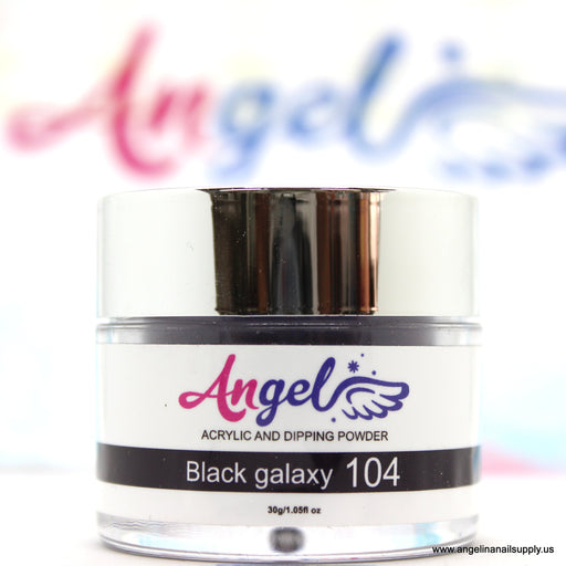 Angel Dip Powder D104 BLACK GALAXY - Angelina Nail Supply NYC