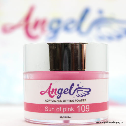 Angel Dip Powder D109 SUN OF PINK - Angelina Nail Supply NYC