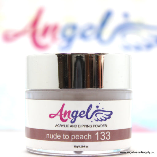Angel Dip Powder D133 NUDE TO PEACH - Angelina Nail Supply NYC