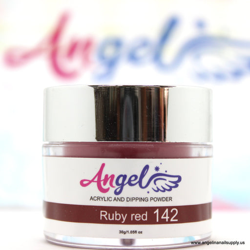 Angel Dip Powder D142 RUBY RED - Angelina Nail Supply NYC