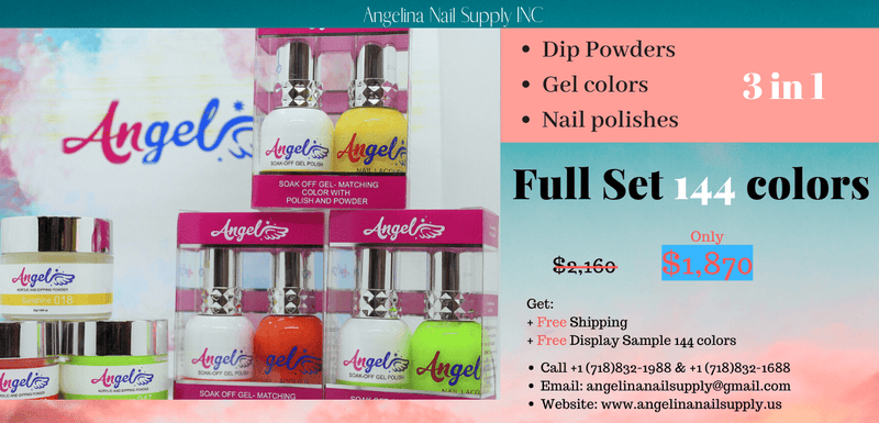 Angel Gel Dual + Dip Powder ( 144 colors ) - 3 in 1 Collection - Angelina Nail Supply NYC