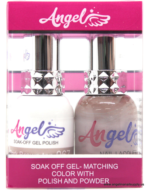 Angel Gel Duo G067 DARK BROWN TAN - Angelina Nail Supply NYC