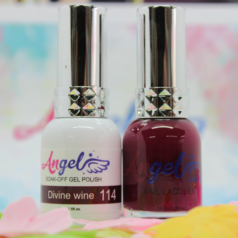 Angel Gel Duo G114 DIVINE WINE - Angelina Nail Supply NYC
