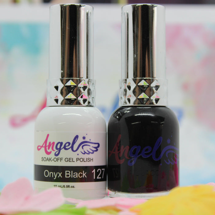 Angel Gel Duo G127 ONYX BLACK - Angelina Nail Supply NYC