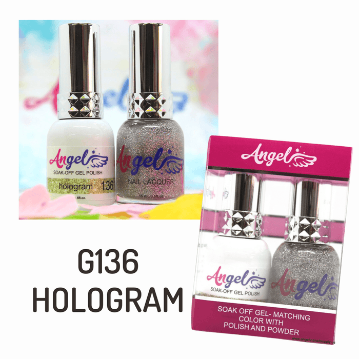 Angel Gel Duo G136 HOLOGRAM - Angelina Nail Supply NYC