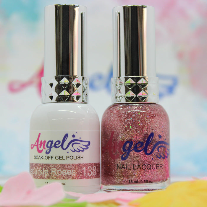 Angel Gel Duo G138 SPARKLE ROSES - Angelina Nail Supply NYC